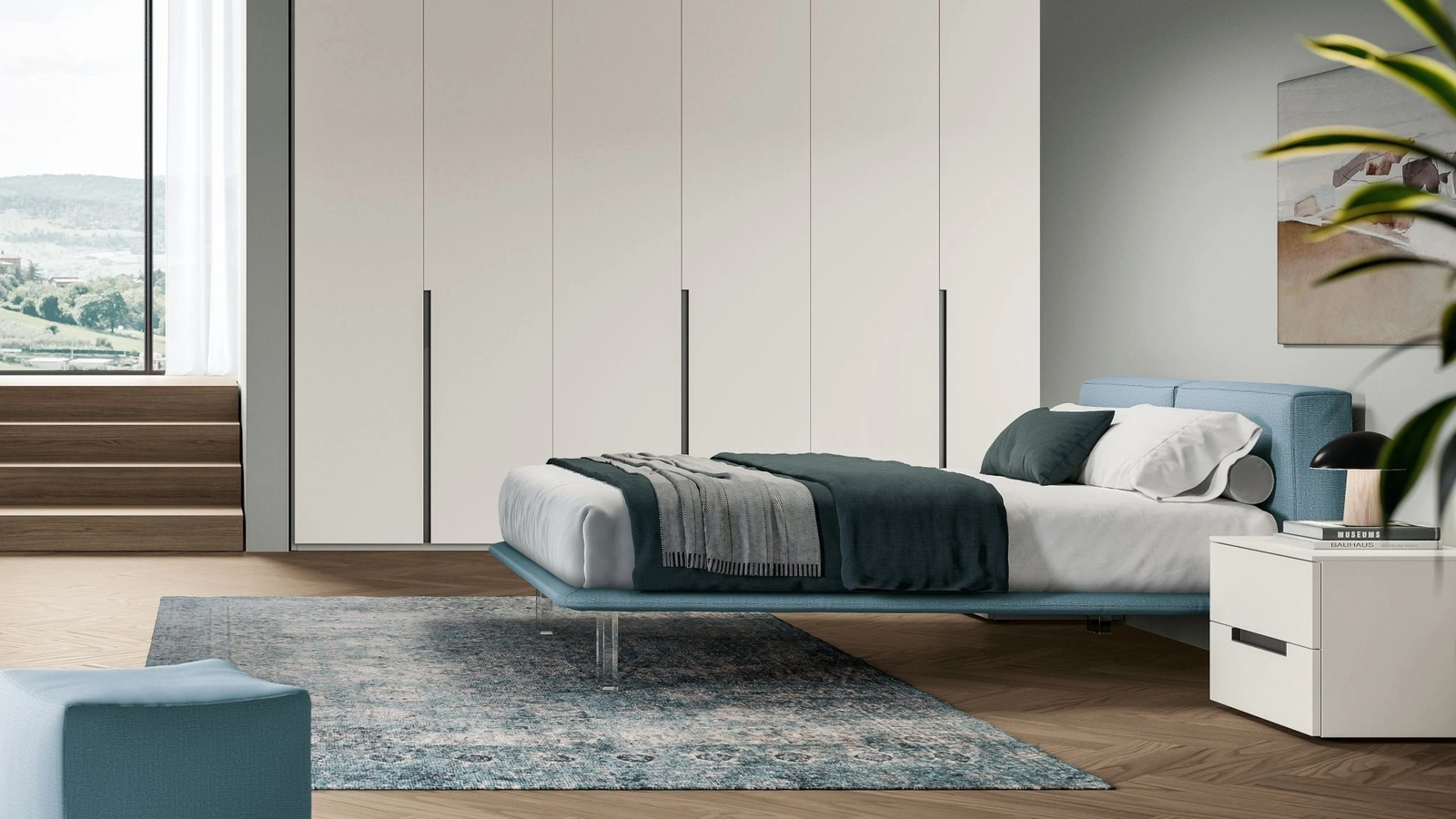 Letto Airone di Spagnol Mobili