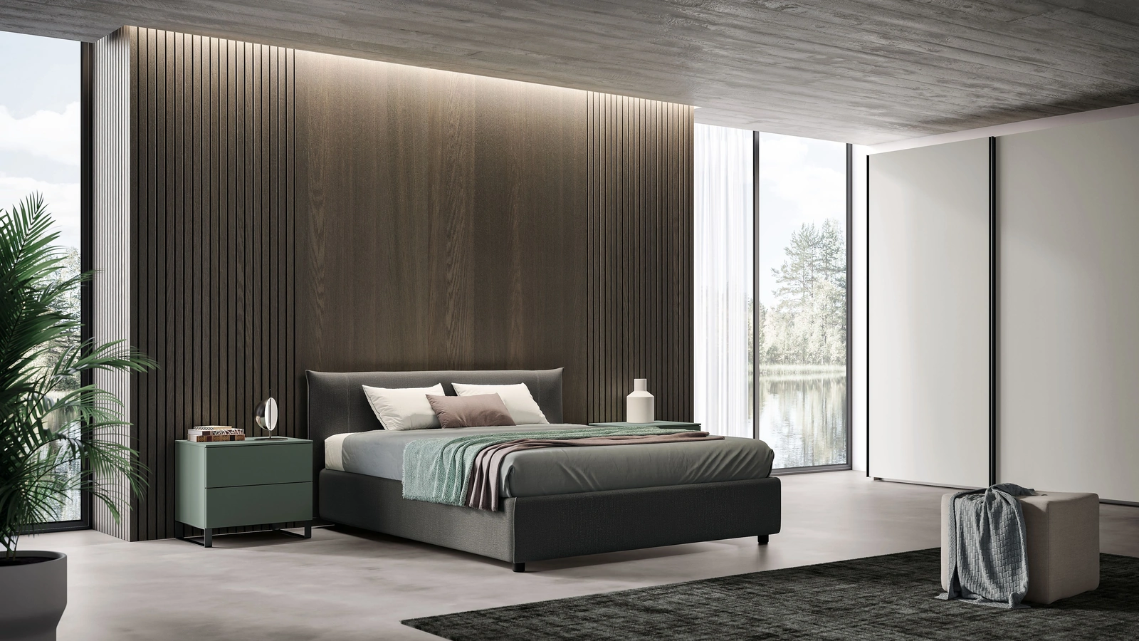 Letto Love Me con box contenitore di Spagnol Mobili