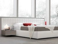 Letto con testiera Maya Boiserie di Spagnol Mobili