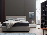 Letto in tessuto New Life di Spagnol Mobili