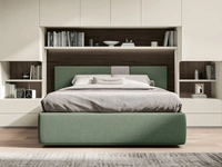 Letto matrimoniale in tessuto Pentagramma di Spagnol Mobili