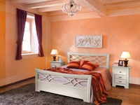 Letto in legno laccato opaco Natalia di Tonin Casa