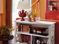 Libreria a muro in legno laccato Bianco opaco Alina di Tonin Casa