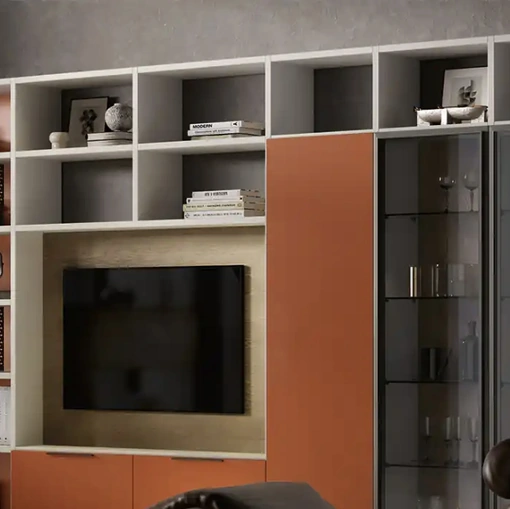 Libreria Kosmos KL211 di Moretti Compact Giorno Notte