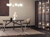 Libreria Spazioteca in Vetro e Legno di Pianca