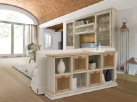 Madia in legno con vani aperti e chiusi Amanda di Tonin Casa