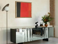 Madia di design Anemos con ante specchiate di Tonin Casa