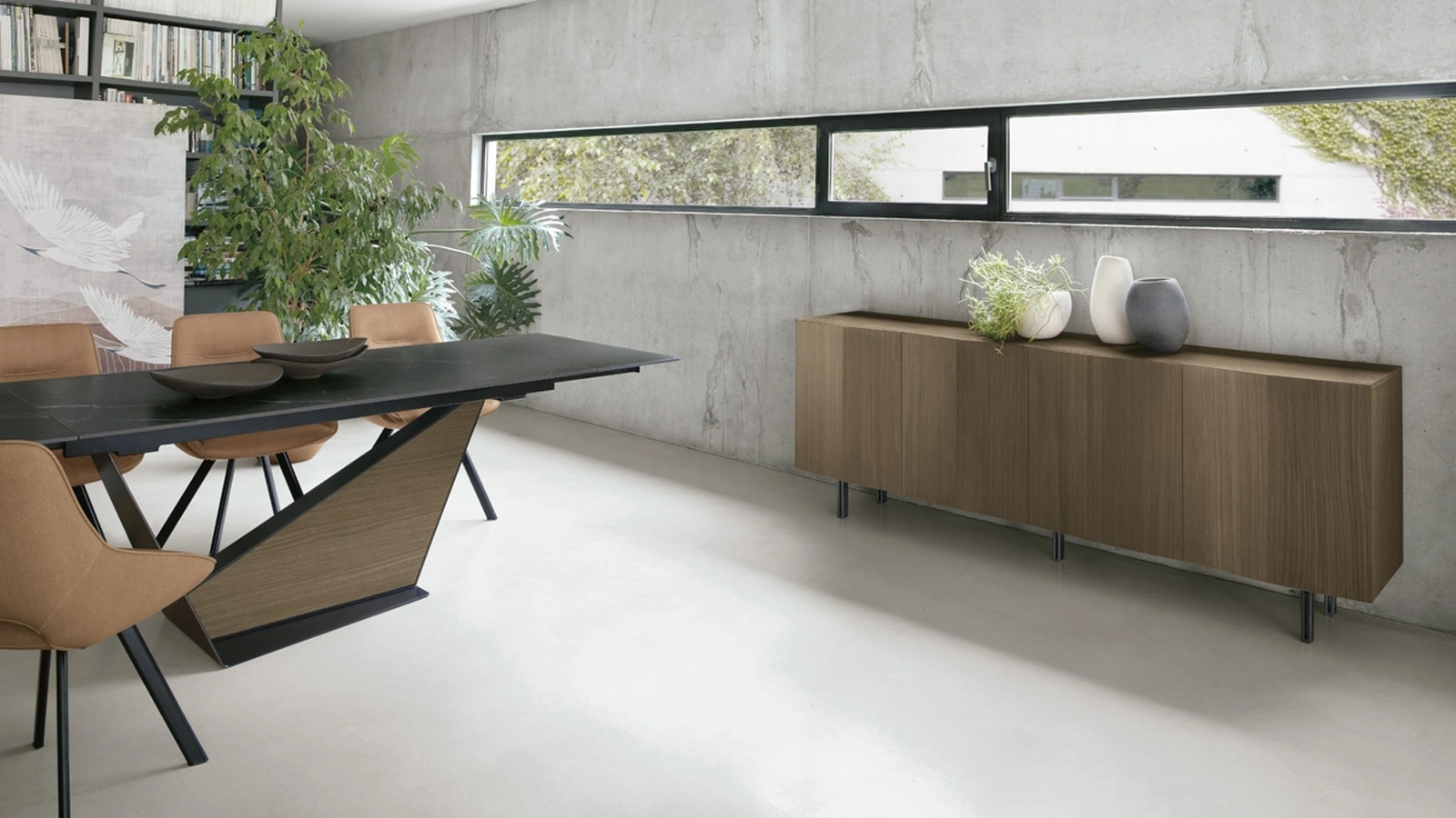 Madia Demetra 220 in laminato effetto legno di Target Point