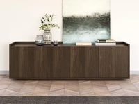 Madia Etoile in Rovere termotrattato con top in gres marble Grey di Astor Mobili