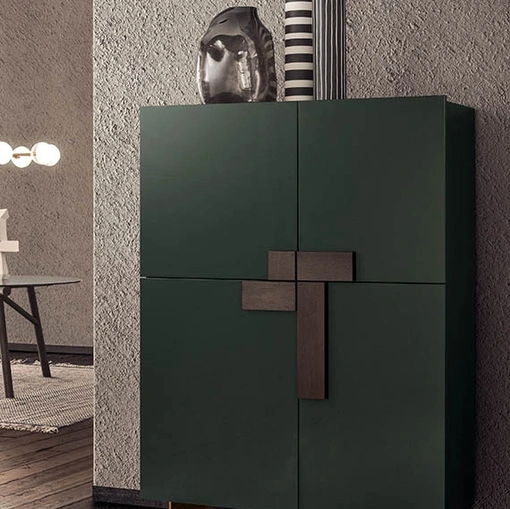 Madia Alta Ginevra in laccato opaco di Pianca