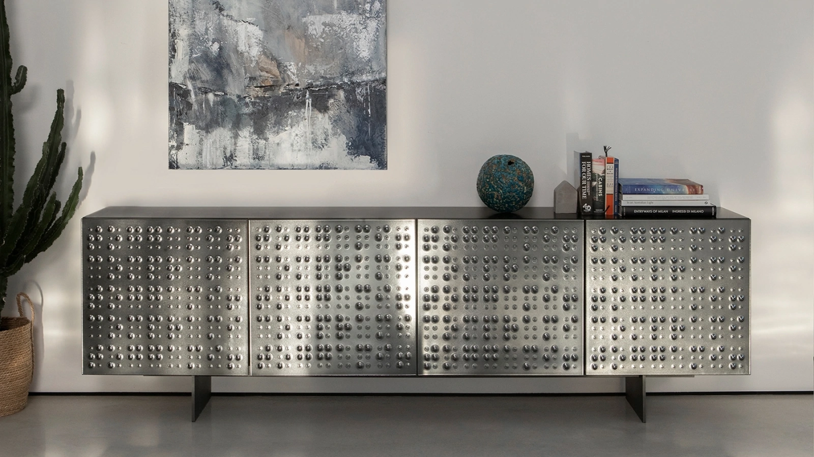 Madia Millebolle in cristallo specchiato di Tonin Casa