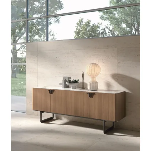 Madia Pandora in materico rovere cognac di Tomasella