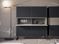 Madia Alta Rebel RS 01 in laccato opaco di Fimar