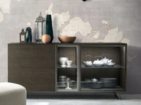 Madia Metropolis B01 in materico rovere moka di Tomasella