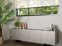 Madia Coated in legno con lavorazione spazzolata di Tonin Casa