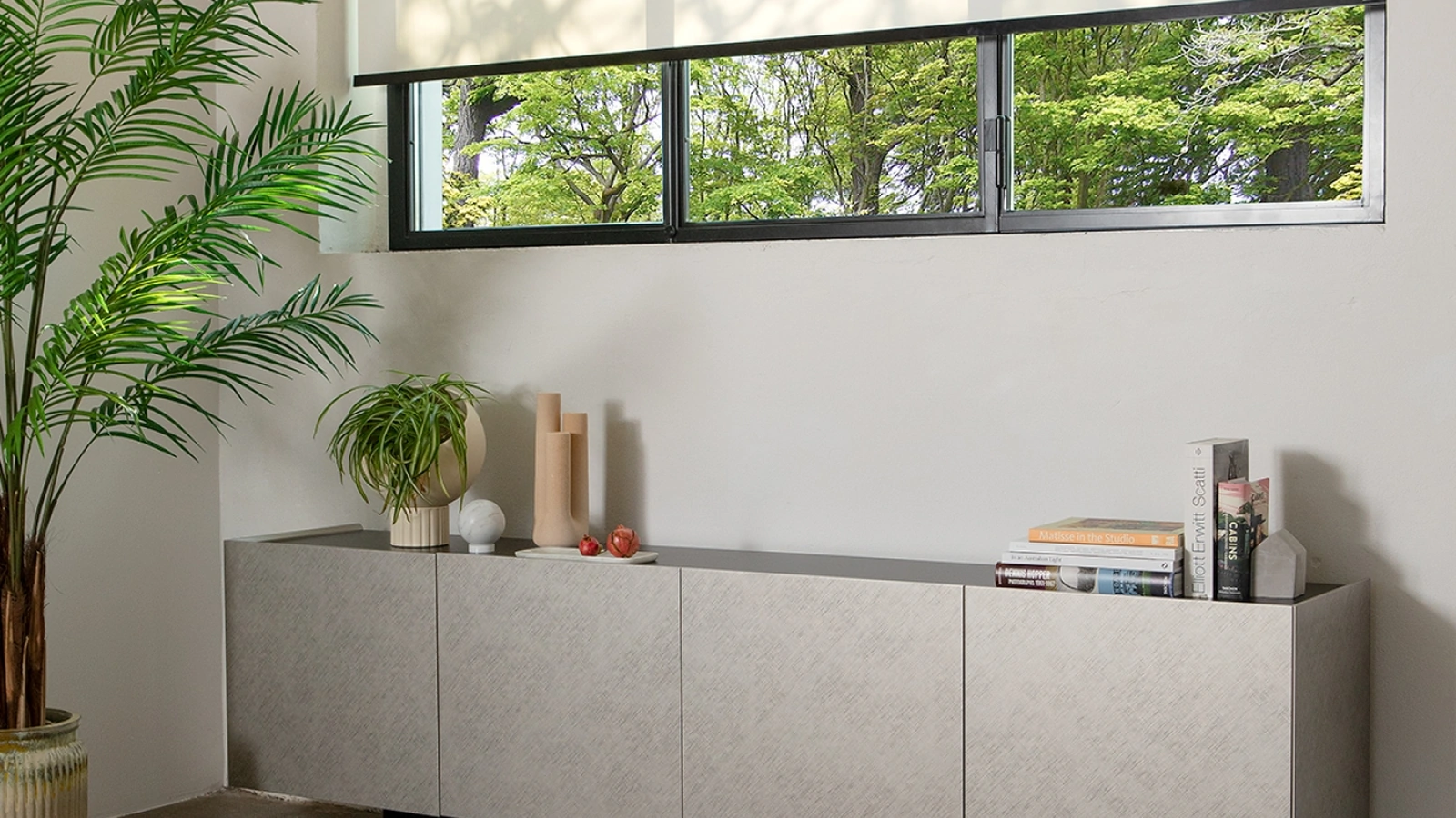 Madia Coated in legno con lavorazione spazzolata di Tonin Casa