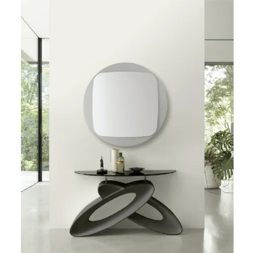 Mobile ingresso consolle Eclipse con top in vetro di Target Point