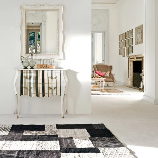 Mobile ingresso Galen in legno laccato di Tonin Casa