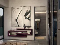 Mobile ingresso Side CF 018 in laccato Acquerello Prugna di Fimar