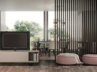 Mobile Porta Tv Free View 360 laccato opaco di Astor Mobili