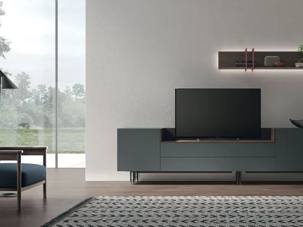 Mobile Porta Tv Atlante Unit AT 140 di Tomasella