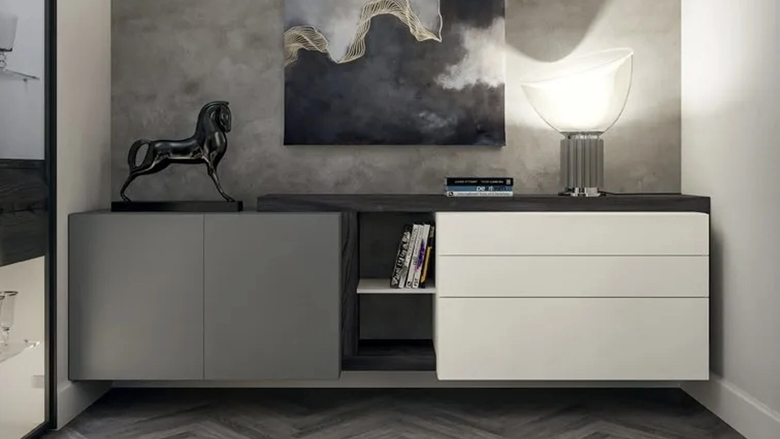 Mobile sospeso Side CF 079 di Fimar