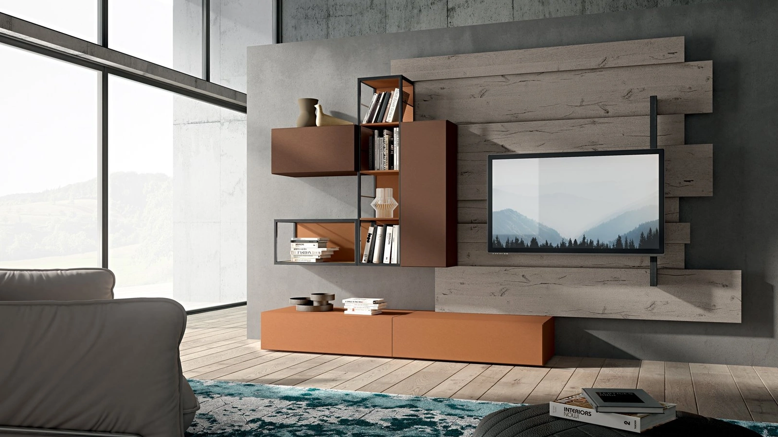 Parete Attrezzata Rebel R 06 di Fimar