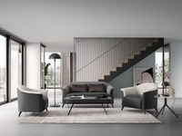 Poltroncina Caroline in tessuto imbottito di Le Comfort