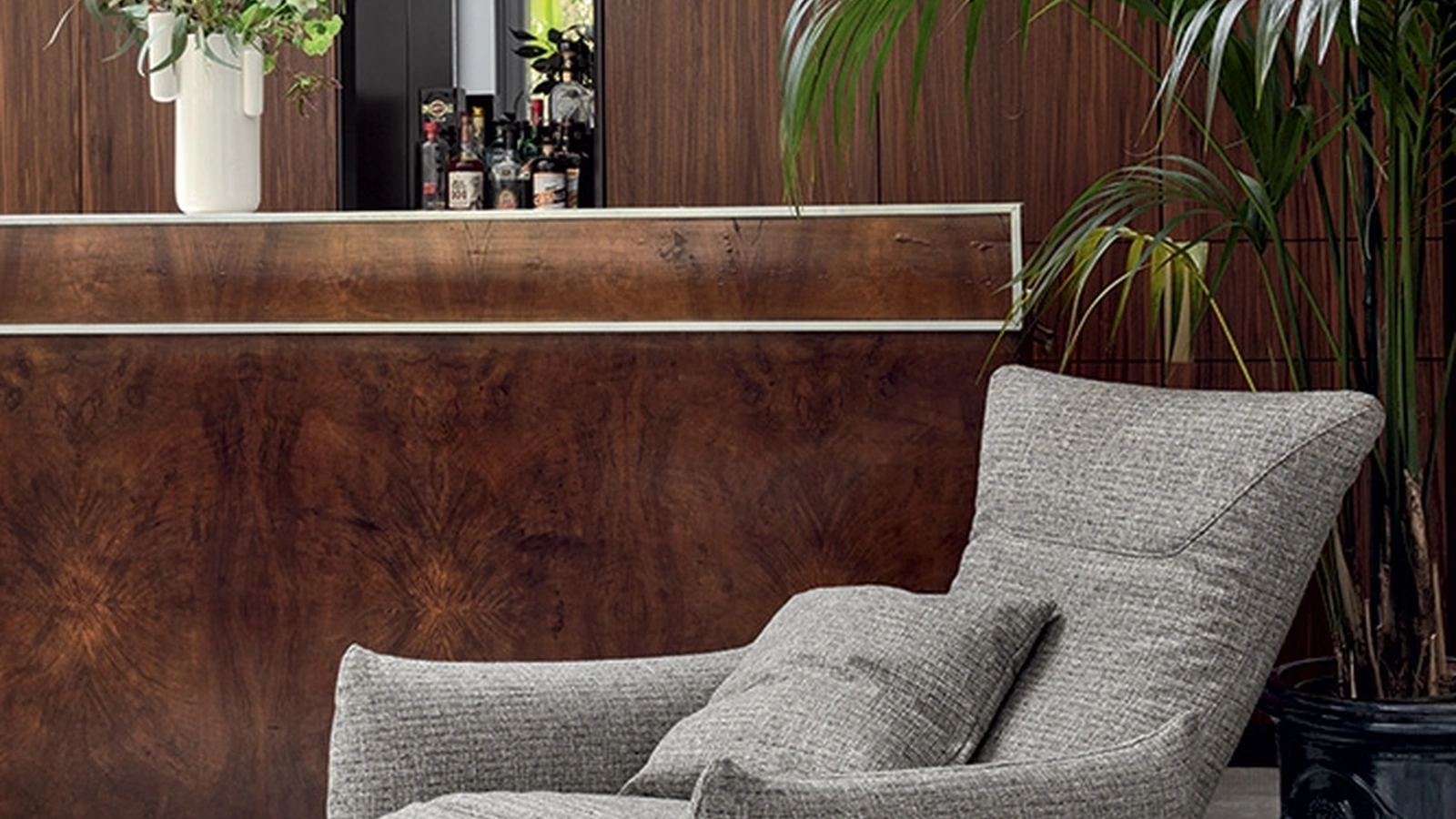 Poltrona Relax in tessuto Polse di Calligaris