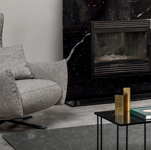 Poltrona Relax in tessuto Polse di Calligaris