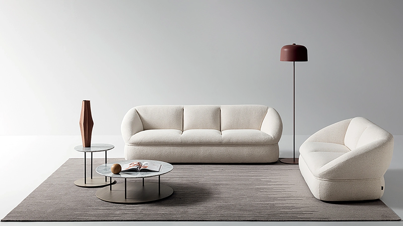 Poltrona Alta in tessuto imbottito di Ditre Italia