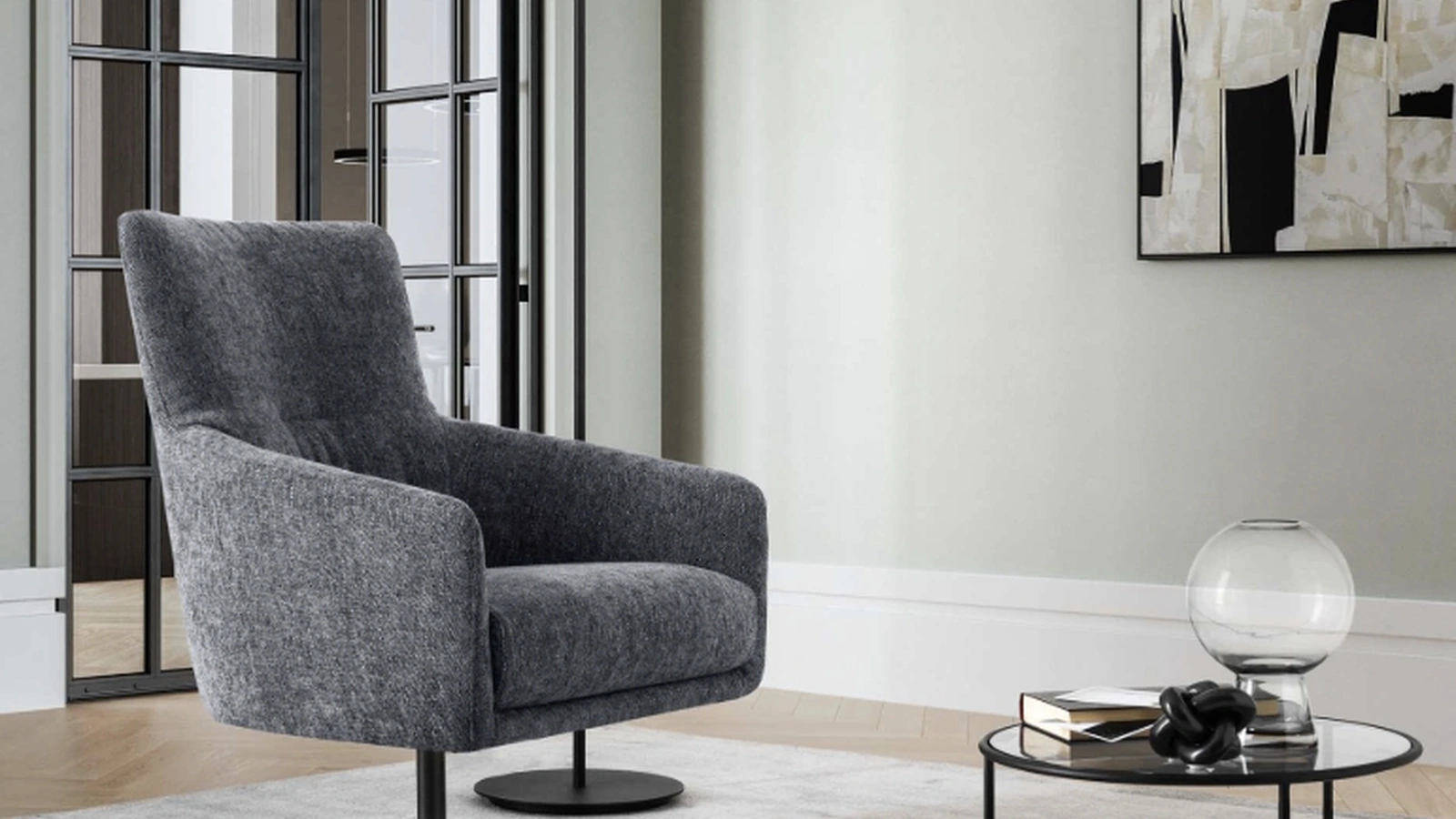 Poltrona Elodie in tessuto di Le Comfort