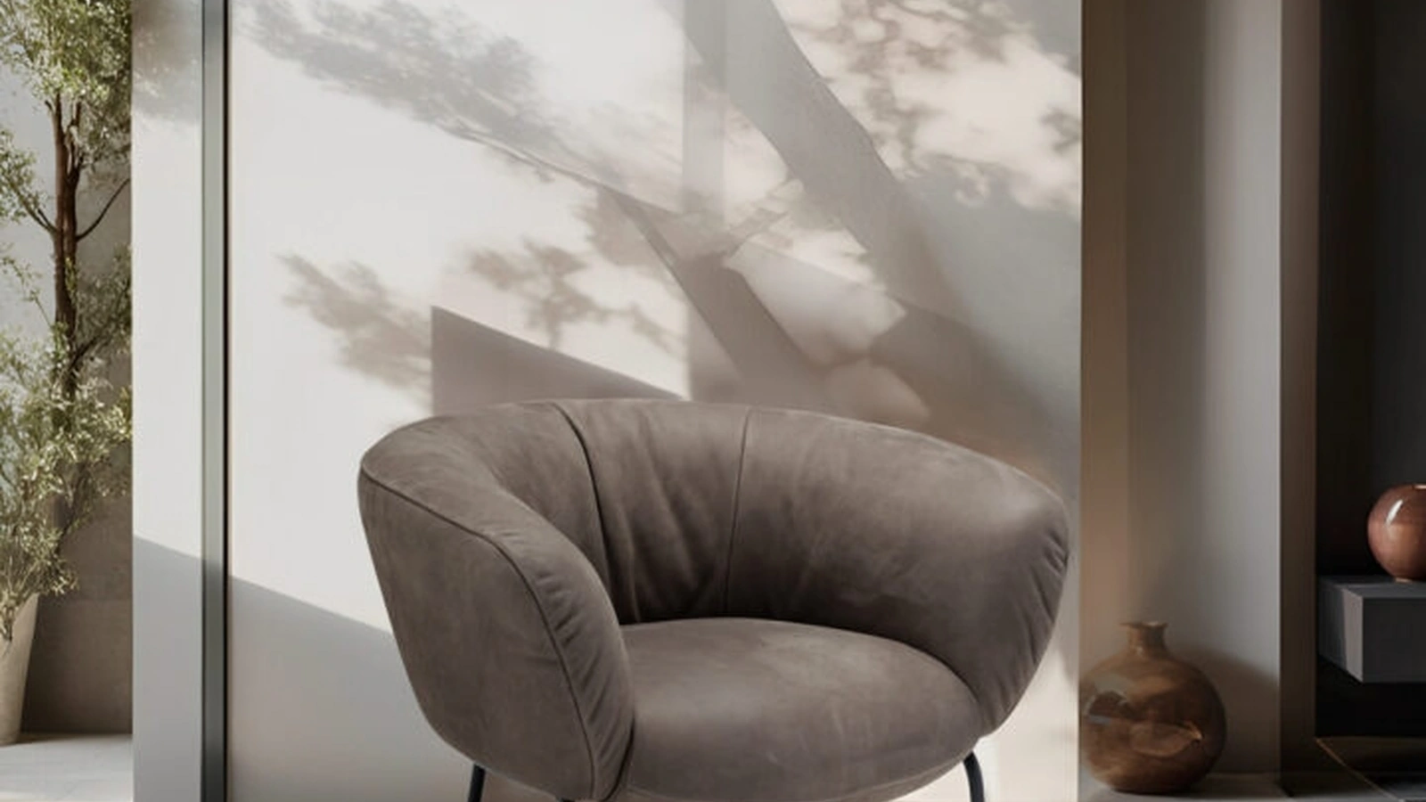 Poltroncina in pelle  Jill di Franco Ferri