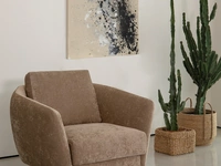 Poltrona in tessuto Milo di Tonin Casa