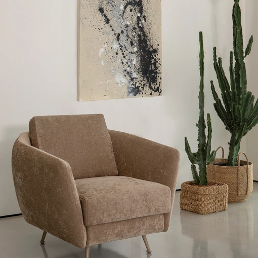 Poltrona in tessuto Milo di Tonin Casa