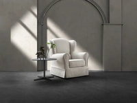 Poltrona classica in tessuto Miss di Samoa