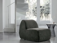 Poltrona in tessuto imbottito Soft di Tomasella