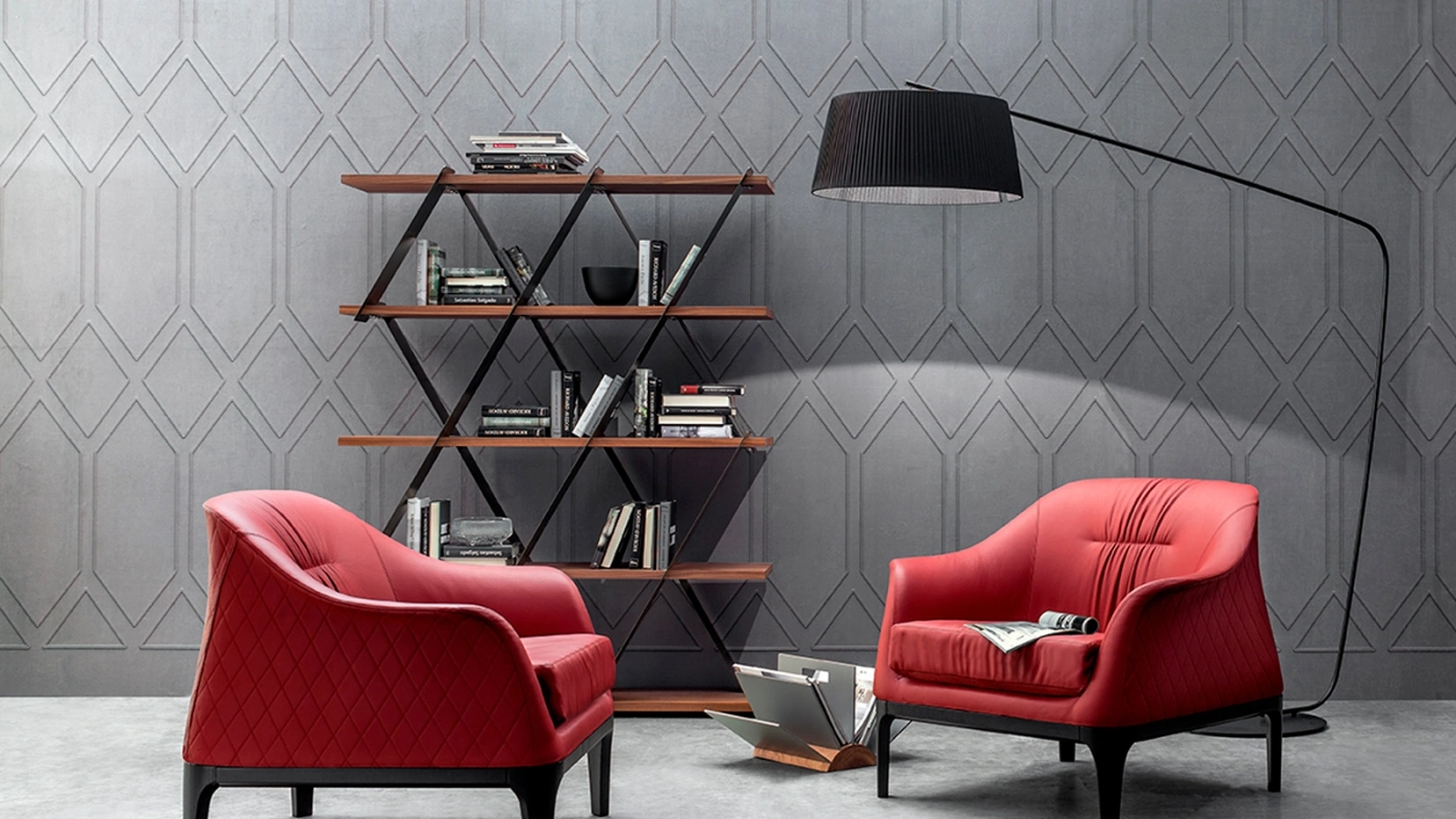 Poltrona Tiffany trapuntata e rivestita in morbida ecopelle di Tonin Casa