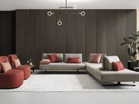 Divano angolare in tessuto Abbraccio di Le Comfort