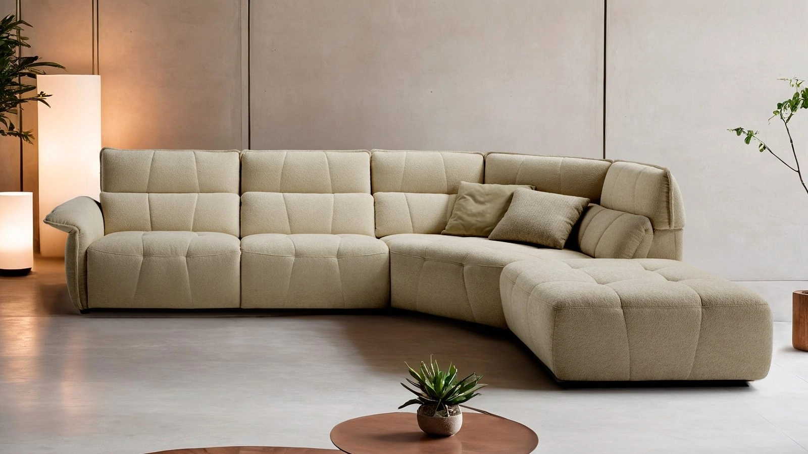 Divano relax angolare Borg di Franco Ferri