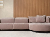 Divano relax con penisola Bosè di Franco Ferri