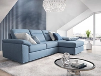 Divano in tessuto con penisola Caligo di Le Comfort