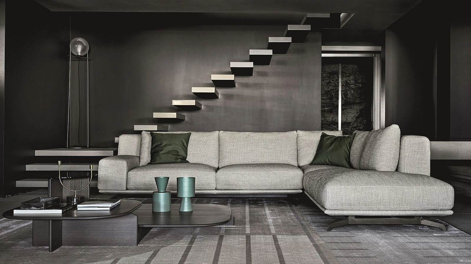 Divano angolare in tessuto Dalton di Ditre Italia