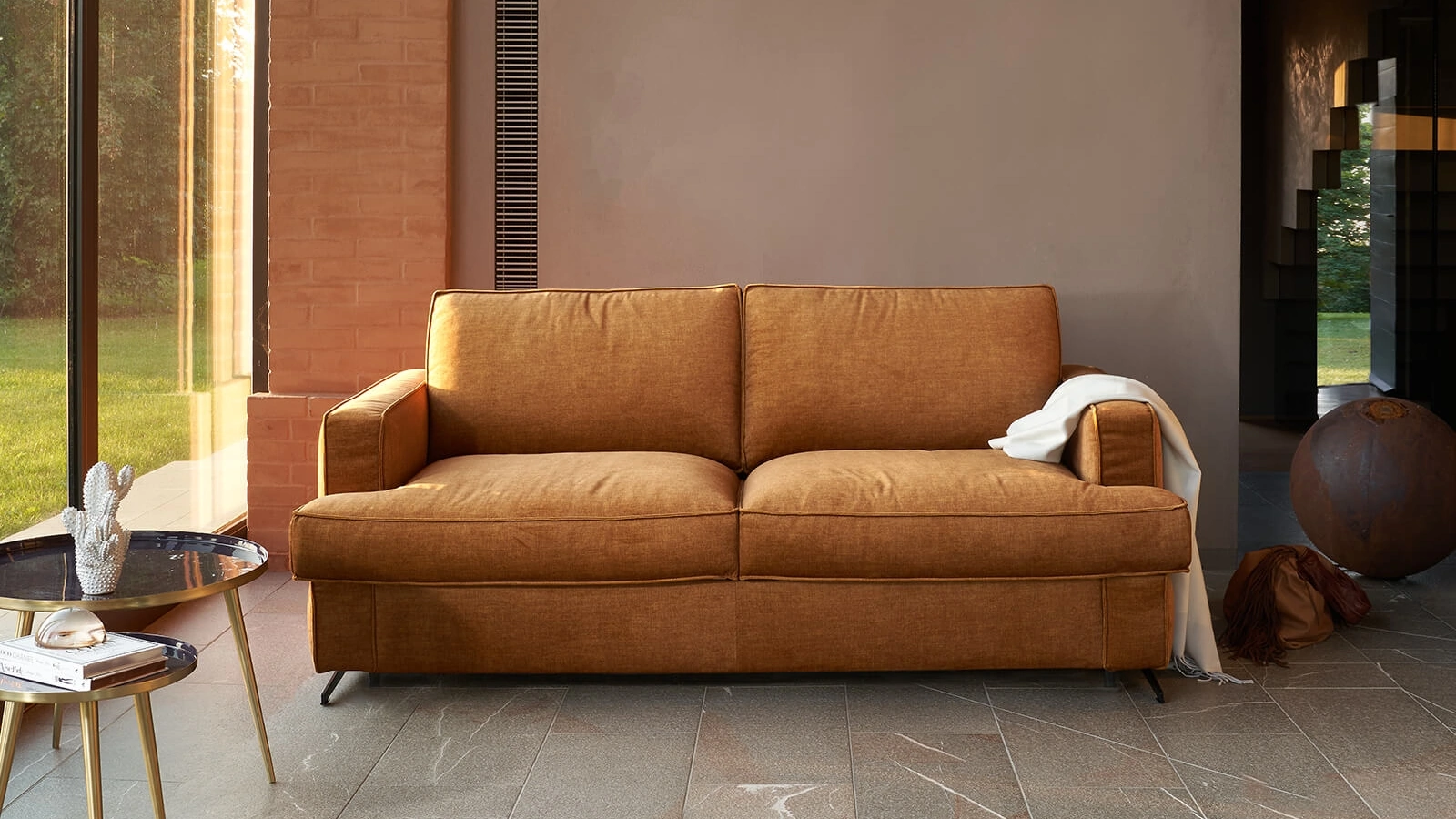 Divano Letto in tessuto Dedalo di Vitarelax