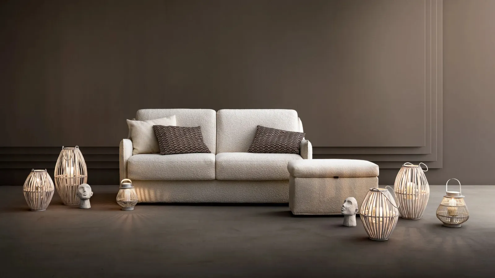 Divano Letto lineare Domus di Samoa