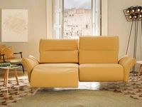 Divano lineare in pelle Funk di Nicoletti Home