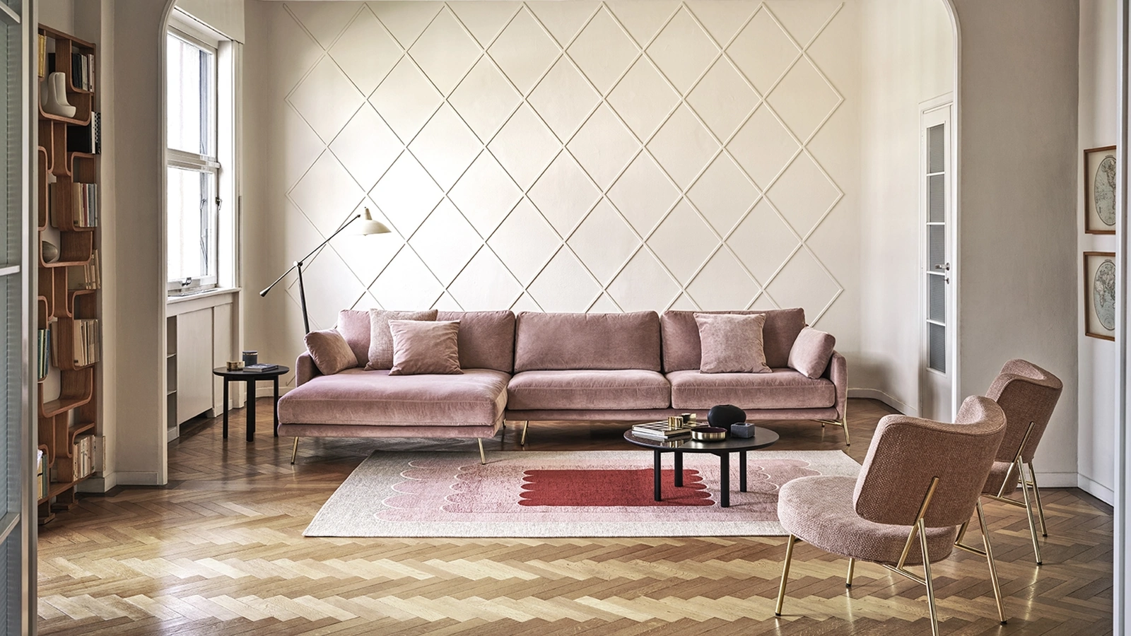 Divano moderno Le Marais di Calligaris