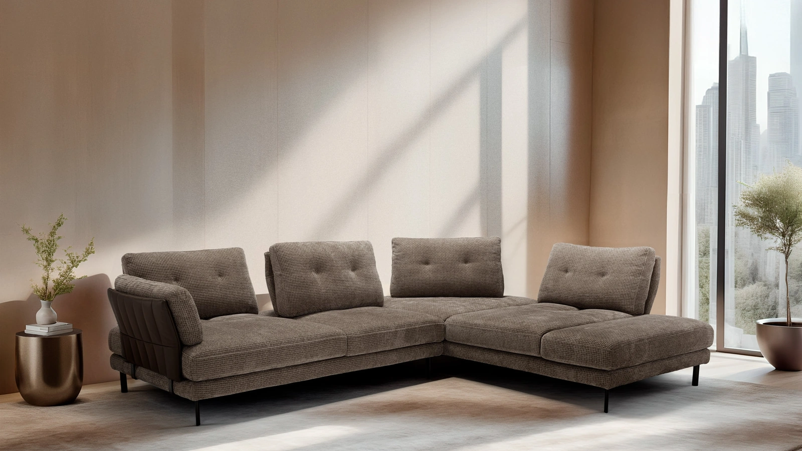 Divano angolare Pucci di Franco Ferri