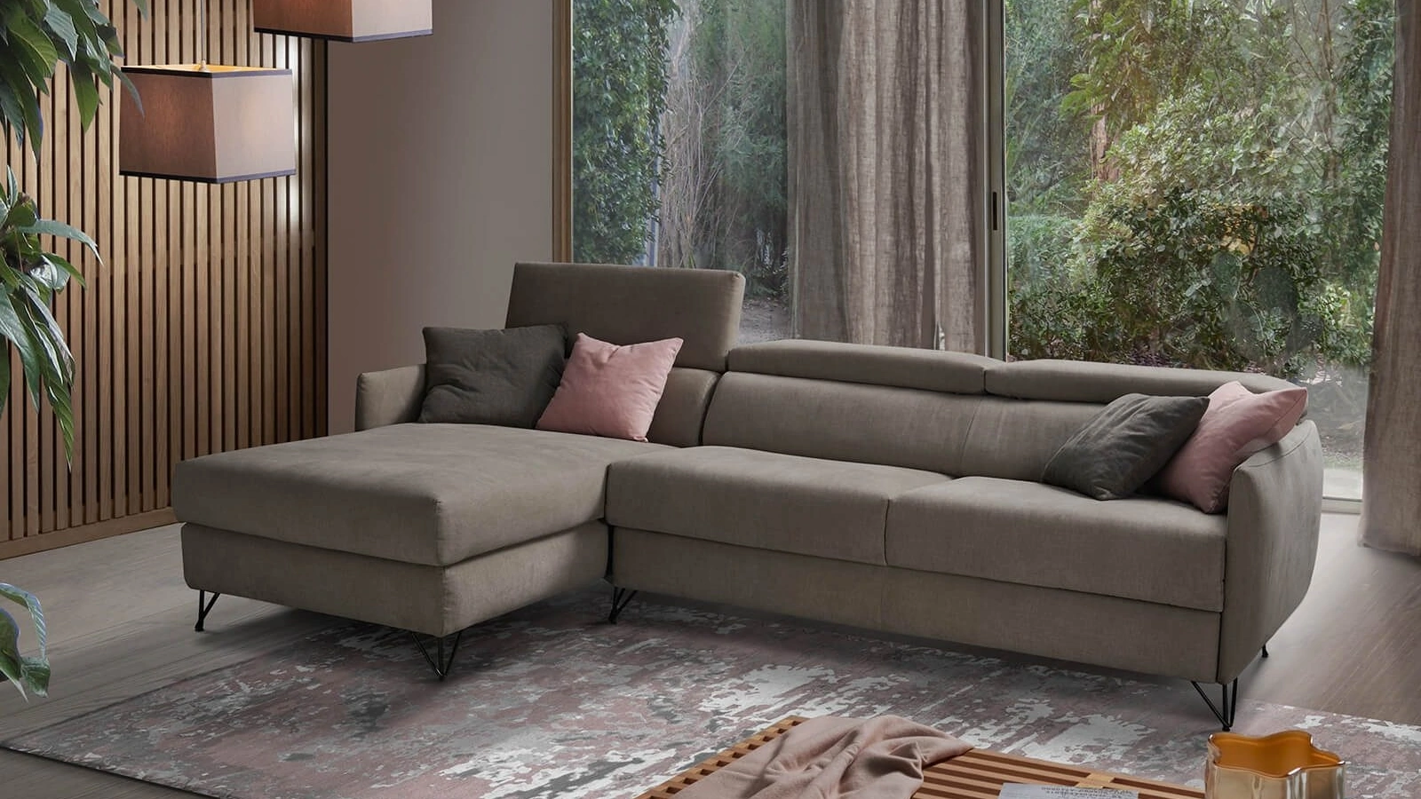 Divano Letto con penisola Victor di Vitarelax