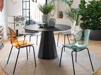 Sedia Academy in policarbonato trasparente di Connubia